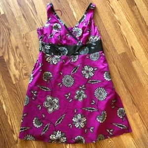 18W batik midi dress EUC